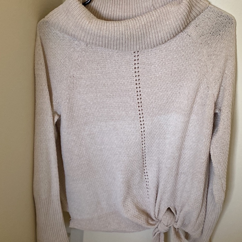 Mock neck sweater